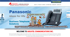 Desktop Screenshot of ansatel.com